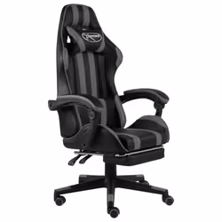 VidaXL 20530, 1 pièce(s), Simili-cuir, Acier, Noir, Gris