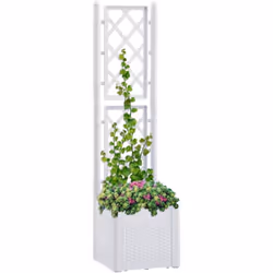 Créez une belle toile de fond pour vos fleurs avec un lit surélevé élégant, fonctionnel et unique ! Cette jardinière en treil ...