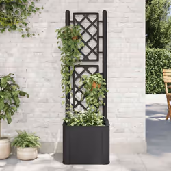 Créez une belle toile de fond pour vos fleurs avec un lit surélevé élégant, fonctionnel et unique ! Cette jardinière en treil ...