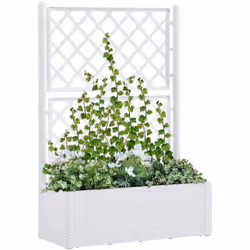 Créez une belle toile de fond pour vos fleurs avec un lit surélevé élégant, fonctionnel et unique ! Cette jardinière en treil ...
