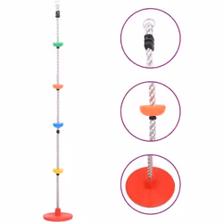 Description générale Cette corde d'escalade oscillante avec plates-formes et siège à disque est idéale pour le balancement et ...