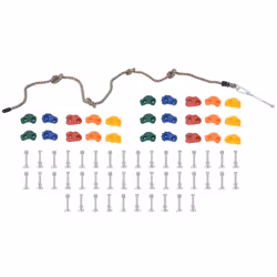 Description générale Créez votre propre mur d'escalade pour votre petit équipage dans votre jardin avec ces pierres d'escalad ...