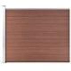 vidaXL Panneau de clôture WPC 175x146 cm Marron - TU