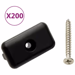 Cet ensemble de clips de fixation est utilisé pour fixer les planches de terrasse en composite. Il est livré avec 200 vis pou ...