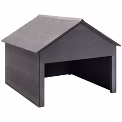 Avec ce robuste garage de tondeuse à gazon, vous pouvez offrir une protection adéquate à votre travailleur acharné dans le ja ...