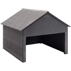 Garage pour tondeuse à gazon Gris 80x80x70 cm wpc Vidaxl