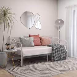 Description générale Ce canapé-lit polyvalent est parfait pour accueillir des invités inattendus la nuit tout en offrant un e ...