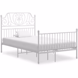 Profitez d’une bonne nuit de sommeil parfaite dans ce cadre de lit en métal confortable ! Le lit a une construction solide en ...