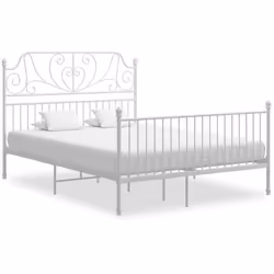 Ajoutez instantanément un goût élégant et classique à votre chambre à coucher grâce à notre cadre de lit en métal ! Structure ...