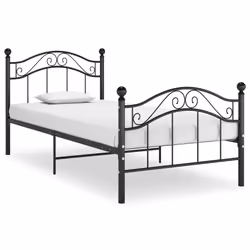 VidaXL 324991, Noir, 1070 mm, 2,09 m, 925 mm, 1000 x 2000 mm, 1 pièce(s)