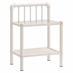 VidaXL 325098, Transparent, Blanc, Verre, Métal, 450 mm, 345 mm, 625 mm, 1 pièce(s)