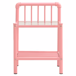 VidaXL 325103 Table de nuit et table de chevet Rose, Transparent