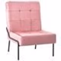 vidaXL Chaise de relaxation 65x79x87 cm Rose Velours - TU