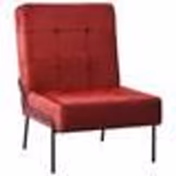 vidaXL Chaise de relaxation 65x79x87 cm Rouge bordeaux Velours - TU