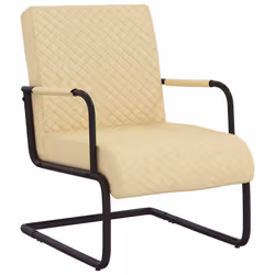 VidaXL 325782, Simili-cuir, Crème, Noir, 110 kg, 645 mm, 770 mm, 885 mm