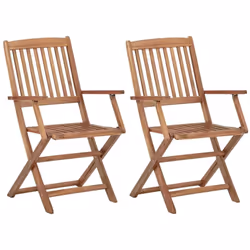 Cet ensemble de chaises pliables contemporaines ajoutera une touche de style naturel à votre jardin, terrasse ou patio. Cet e ...
