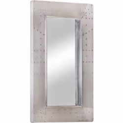 Ajoutez une touche esthétique minimaliste à votre intérieur avec ce miroir de style aviation ! Ce miroir d'entrée est fabriqu ...