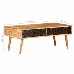 VidaXL 322666 Table à café, latérale et de salon - Vue supplémentaire 8