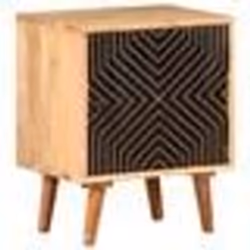 vidaXL Table de chevet 40x30x50 cm Bois d'acacia massif - TU