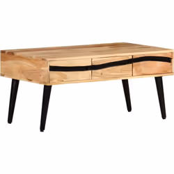 Détendez-vous et profitez du beau temps avec la famille et les amis autour de cette table basse en bois ! La table centrale e ...