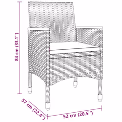 VidaXL 3058466 ensemble de meubles de jardin - Vue supplémentaire 8