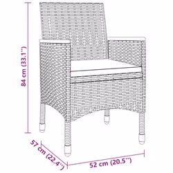 VidaXL 3058467 ensemble de meubles de jardin - Vue supplémentaire 8