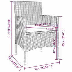 VidaXL 3058468 ensemble de meubles de jardin - Vue supplémentaire 7