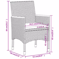 VidaXL 3058476 ensemble de meubles de jardin - Vue supplémentaire 7