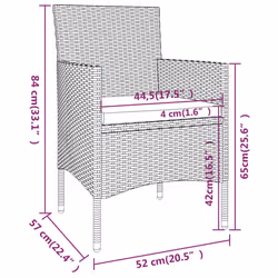 VidaXL 3058478 ensemble de meubles de jardin - Vue supplémentaire 7