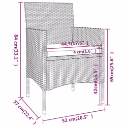 VidaXL 3058488 ensemble de meubles de jardin - Vue supplémentaire 7