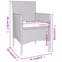 VidaXL 3058490 ensemble de meubles de jardin - Vue supplémentaire 7