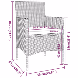 VidaXL 3058492 ensemble de meubles de jardin - Vue supplémentaire 7