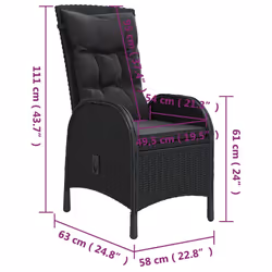 VidaXL 3058544 ensemble de meubles de jardin - Vue supplémentaire 8