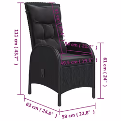 VidaXL 3058549 ensemble de meubles de jardin - Vue supplémentaire 8