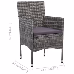 VidaXL 3058573 ensemble de meubles de jardin - Vue supplémentaire 8