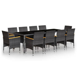 VidaXL 3058579 ensemble de meubles de jardin