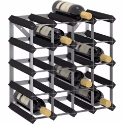 Ce casier à vin en bois est parfait pour ranger et exposer votre vin, ce qui en fait un excellent supplément à votre décorati ...