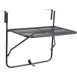 Vidaxl - Table de balcon Noir 60x40 cm Acier