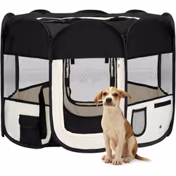 Ce parc pour chiens pliable est idéal pour le dressage des chiens, comme zone de couchage ou comme aire de jeu pour courir. C ...