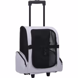 Description générale Ce chariot pour animaux de compagnie est léger et ventilé, conçu pour les petits animaux tels que les ch ...