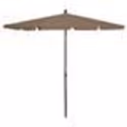 vidaXL Parasol de jardin avec mât 210x140 cm Taupe - TU