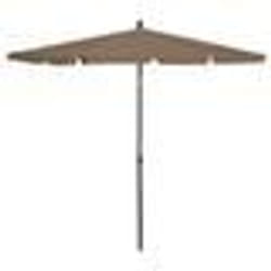 vidaXL Parasol de jardin avec mât 210x140 cm Taupe - TU