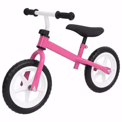 vidaXL Vélo d'équilibre roues de 9,5 pouces rose