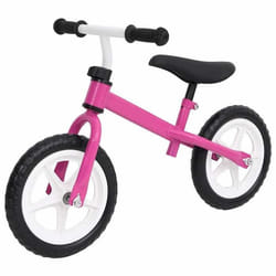 vidaXL Vélo d'équilibre roues de 9,5 pouces rose