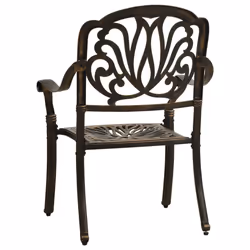 VidaXL 315567 chaise d'extérieur Terrace Fonte d'aluminium Bronze - Vue supplémentaire 5