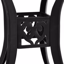 VidaXL 315583 table de jardin Noir - Vue supplémentaire 4