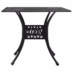 VidaXL 315589 table de jardin Noir