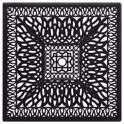 VidaXL 315589 table de jardin Noir