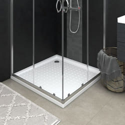 Vidaxl - Receveur de douche avec picots Blanc 90x90x4 cm abs