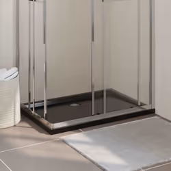 Cette base de douche, avec son aspect propre et poli, ajoutera une touche moderne à votre salle de bain. Conçue pour le confo ...